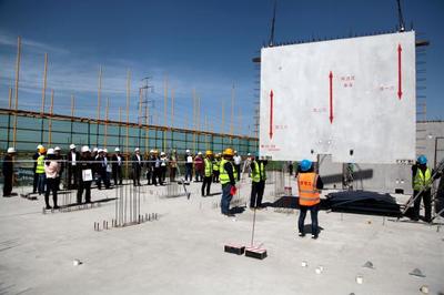 陕建八建集团承建的陕西建筑产业PC工厂一期项目吸引全国800余人参观学习