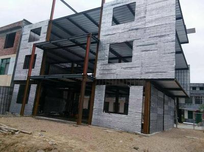 一体成形装配式钢混结构建筑4层住宅、4-6层厂房、6-11层办公楼工艺流程图集