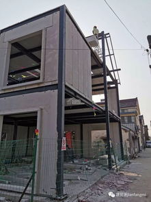 常熟梅李自建房 装配式h钢结构框架 蒸汽加压混凝土板 alc 住宅直播贴