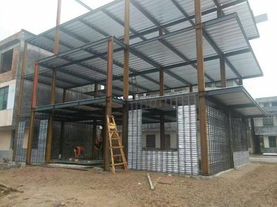 一体成形装配式钢混结构建筑4层住宅、4-6层厂房、6-11层办公楼工艺流程图集