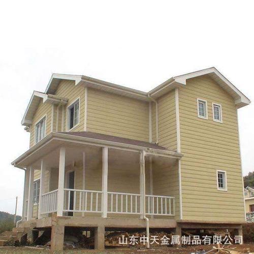 轻钢结构别墅 厂家加工定制龙骨装配式新型建筑钢构新农村房屋